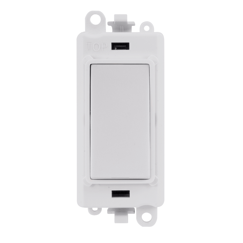Click Gridpro 20A 2W Retractive Gridswitch White GM2004PW