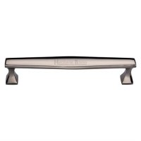 C0334-203-PNF -Heritage Brass Cabinet Pull Deco Design 203mm CTC Polished Nickel Finish