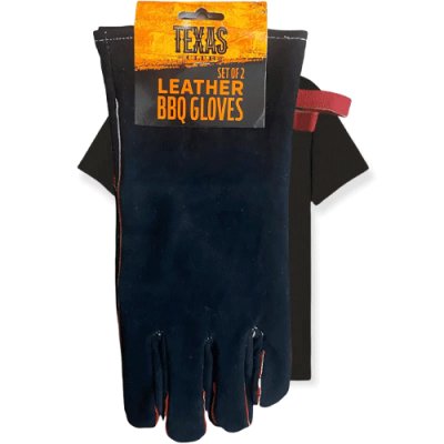 Texas Club Leather BBQ Glove Pair