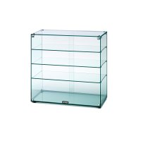 Counter Top Glass Display - Rear Sliding Doors 607x350x645mm - 1pc