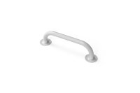 Nymas 600mm White Round Flange Steel Grab Rail with Exposed Fixings, 25mm Diameter GR-24/25/WH