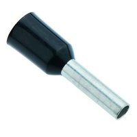 Insulated Bootlace Ferrule 1.5mm Black