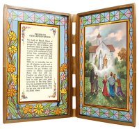 Glass Plaque/Our Lady Of Knock   (3200/K)