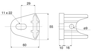 Wibe Ladder 150mm End Connection No.10 709018