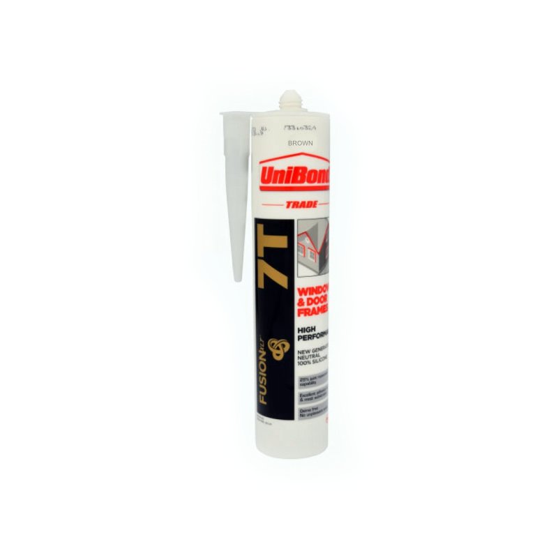 UNIBOND 7T SILICONE 310ML BROWN