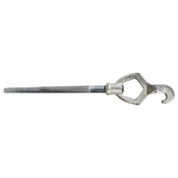 Standard Hydrant/Spanner Wrench (pentagon hyd. nuts to 1-3/4", 1-1/4" square nut, pin/rocker lugs)