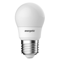 Energetic 4.9W 470lm E27 2700K LED Frosted Golfball Lamp