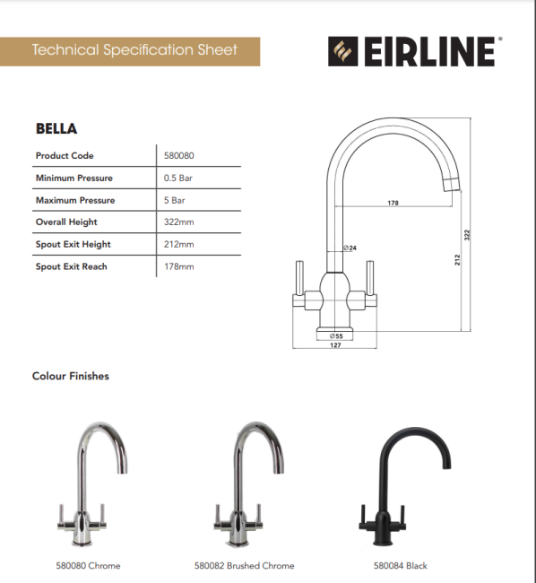 Kitchen Taps Topline Bolands Home, Garden, DIY & Build