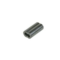 3/64" Zinc Plated Oval Crimp (pkg of 100)