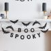 Spooky Boo Bat Felt Garland x3 1.5m