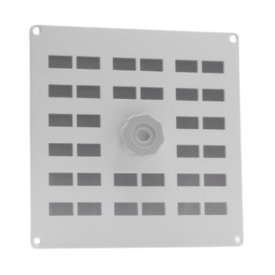 Schuifrooster alu wit 200x200