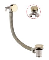 ROUND BATH FILLER BRUSHED GOLD