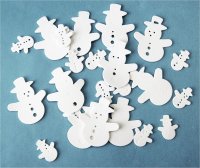 Foam Shapes - Snowmen (64)