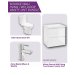 Sonas 60CM Vanity, Tap & WC Bundle White