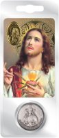 Pocket Token/Card/Sacred Heart   (13576)