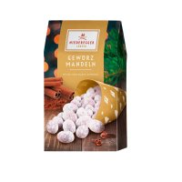 Spiced chocolate almonds in gold gift carton 10x100g