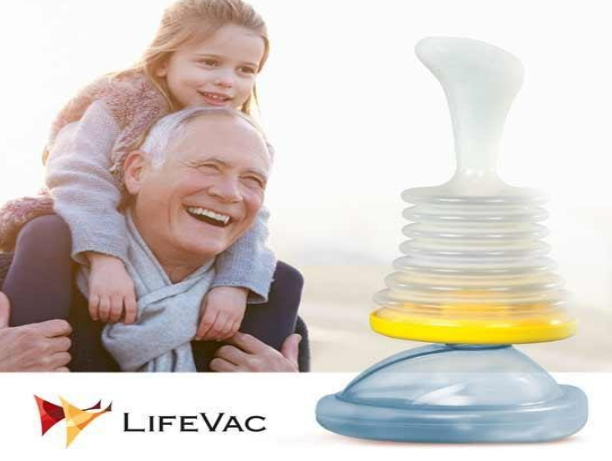 The lifevac kit can be used to clear and individuals airways if they are choking and need assistance