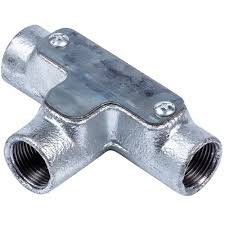 25mm Galvanised Inspection Tee