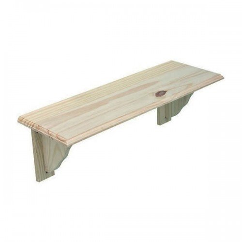 Tema Straight Shelf 600x200x16mm - Pine