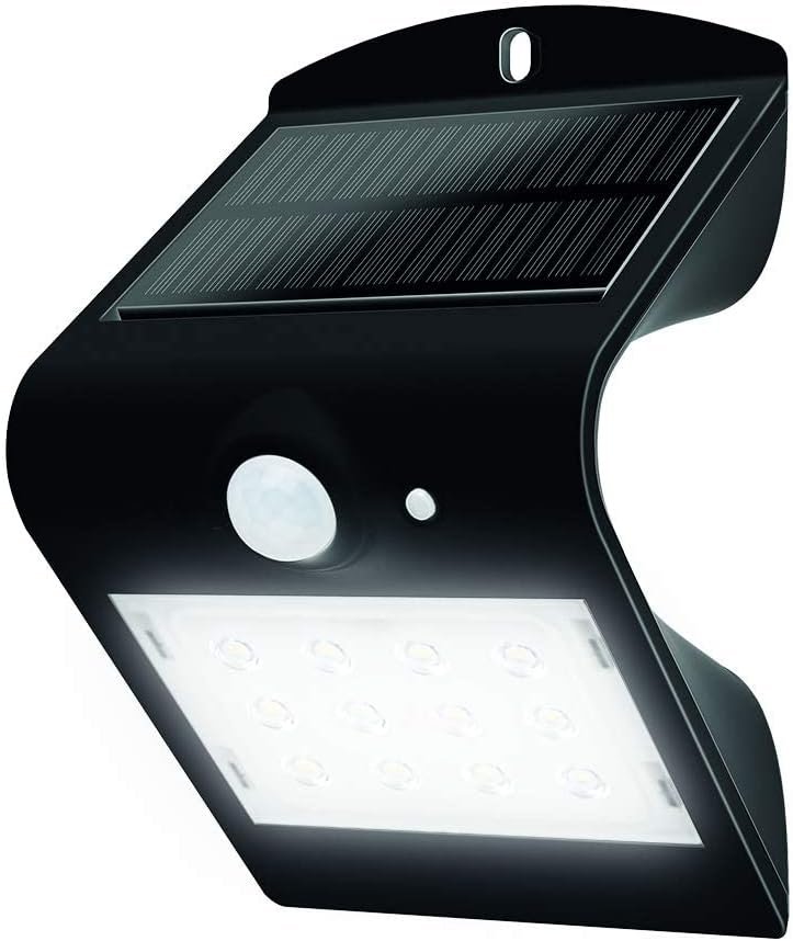 Luceco-LEXS40B40-01-Solar-Guardian-Angled-Wall-Light-Outdoor,-with-PIR-Motion-Sensor,-3.2-Watts,-Black