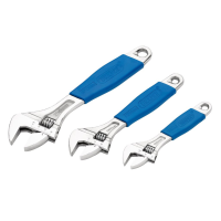 Draper Crescent-Type Adjustable Wrench Set (3 Piece) 