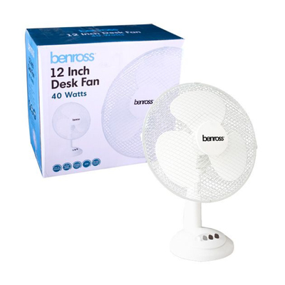 300MM OSCILLATING FAN 3 SPEED DESK
