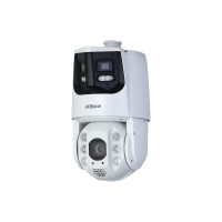 4MP 25x Dual Light Auto-Tracking 200m IR PTZ with 4MP 2.8mm Pano Lens