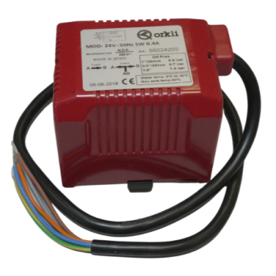 Motor met hulpcontact 24V AC