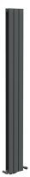 Tucker French Kingswood 1800 x 224mm Double Panel Anthracite Vertical Radiator (Heating Only)