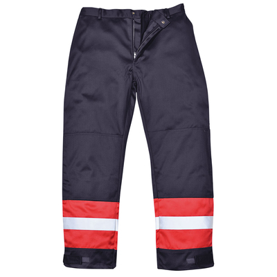 FR56 Bizflame FR AST Trousers Navy c/w Reflective Strips