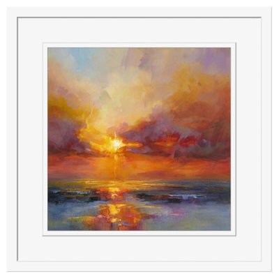 Evening Sparkle - Framed HND Embellished Canvas Print