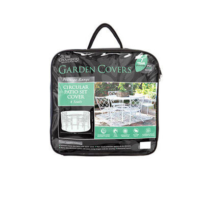 Circular Patio Set Cover 4 Seat (Grey)