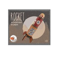 Wooden Rocket to Paint