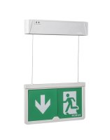 BLADE EXPRESS DUAL TEST 3.5W Suspended Exit Sign IP20 White