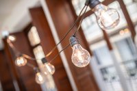 ALLEGRA SOLAR & RECHARGEABLE BATTERY WARM WHITE, BLACK, 8M