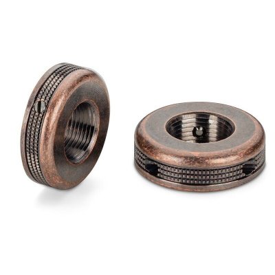 Schaller S-Lock Lock Wheels / Pair Vintage Copper