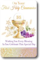 Prayer Card/Communion/Symbolic   (C71738)