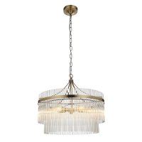 MARIETTA 5LT PENDANT ANTIQUE BRASS