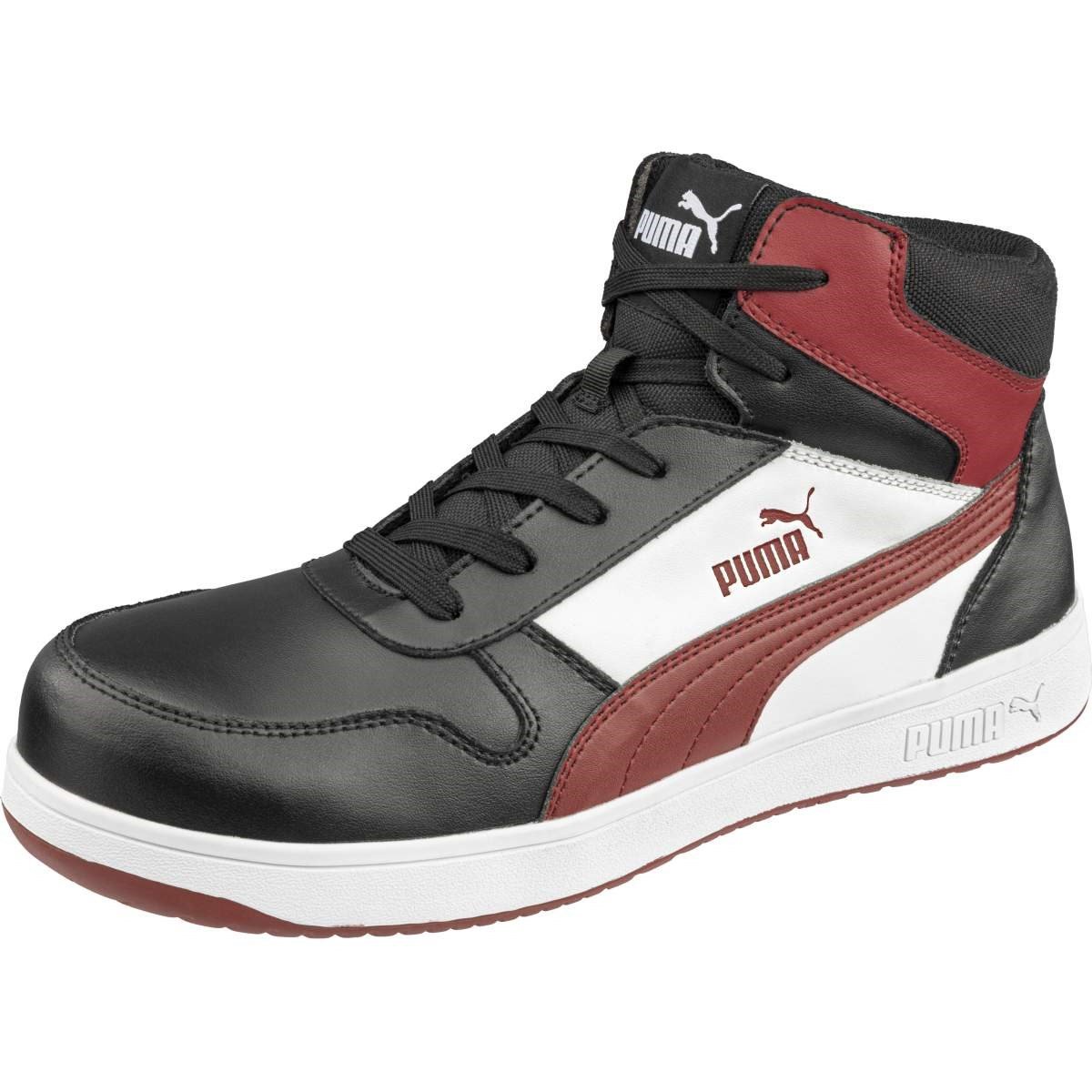 PUMA FRONTCOURT BLK/WHT/RED MID S3L ESD FO HRO S