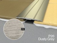 WRG1 900mm Flat Adhesive Profile P26 Dusty Grey