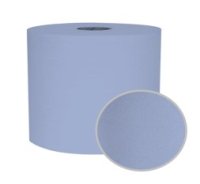 Raphael 1 Ply Roll Towel 6 Rolls - Blue 250m x 20cm