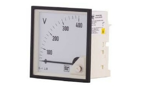 panel mounted voltmeter