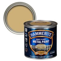 Hammerite Gold Hammered Metal Paint Tin