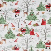 PAPER SANTA & REINDEER