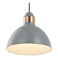FREDERICK 1LT PENDANT SATIN GREY COPPER