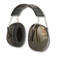 3M™ Peltor™ Optime™ II Earmuffs, 31 dB, Green, Headband, H520A-407-GQ