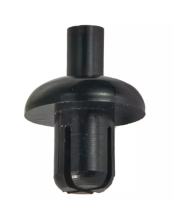 Push Rivet Type 1 5.0mm X 1.5mm - 7.0mm Black Nylon