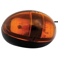 Amber Oval LED Side Marker