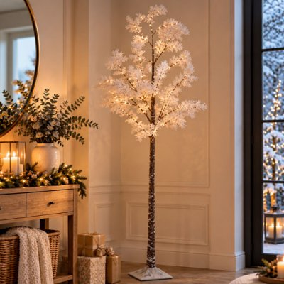 Micro LED White Blossom Tree - 6ft
