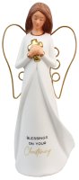 Porcelain Angel Statue/Christening  (39701)